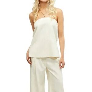 WeWoreWhat Linen Tube Top